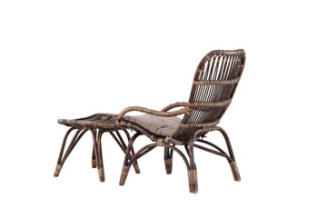 Ella Utestol - Mørk valnøtt - Hagemøbler & utemiljø - Stoler & Lenestoler - Utelenestoler