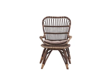 Ella Utestol - Mørk valnøtt - Hagemøbler & utemiljø - Stoler & Lenestoler - Utelenestoler