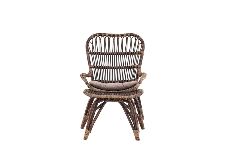 Ella Utestol - Mørk valnøtt - Hagemøbler & utemiljø - Stoler & Lenestoler - Utelenestoler