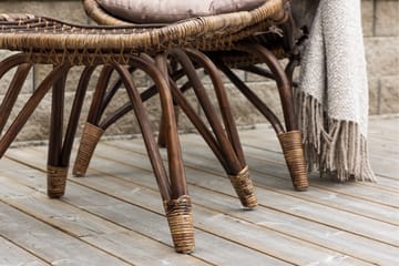 Ella Utestol - Mørk valnøtt - Hagemøbler & utemiljø - Stoler & Lenestoler - Utelenestoler