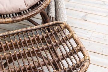 Ella Utestol - Mørk valnøtt - Hagemøbler & utemiljø - Stoler & Lenestoler - Utelenestoler