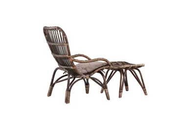 Ella Utestol - Mørk valnøtt - Hagemøbler & utemiljø - Stoler & Lenestoler - Utelenestoler