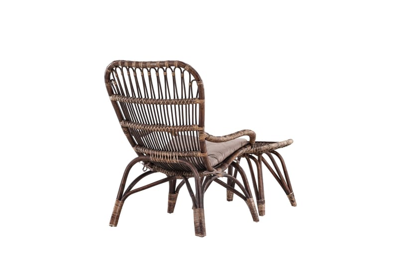 Ella Utestol - Mørk valnøtt - Hagemøbler & utemiljø - Stoler & Lenestoler - Utelenestoler