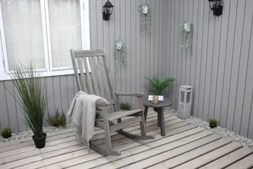 Ellabell Gyngestol - Hvit - Hagemøbler & utemiljø - Stoler & Lenestoler - Gyngestol utendørs