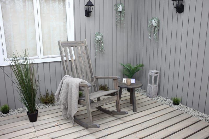 Ellabell Gyngestol - Hvit - Hagemøbler & utemiljø - Stoler & Lenestoler - Gyngestol utendørs