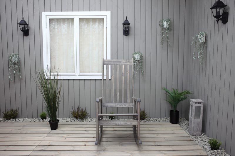 Ellabell Gyngestol - Hvit - Hagemøbler & utemiljø - Stoler & Lenestoler - Gyngestol utendørs