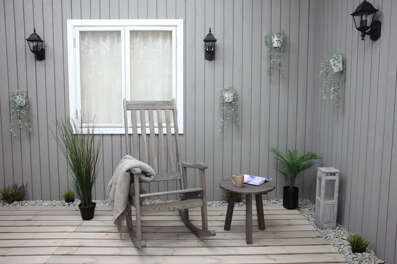 Ellabell Gyngestol - Hvit - Hagemøbler & utemiljø - Stoler & Lenestoler - Gyngestol utendørs