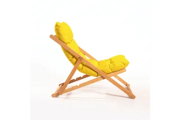 Gardellis Solstol 26x70 cm - Gul/Natur - Hagemøbler & utemiljø - Stoler & Lenestoler - Solstoler