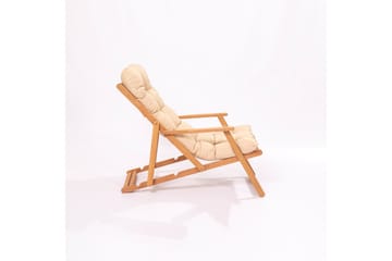 Gardellis Solstol 40x40 cm - Brun/Krem - Hagemøbler & utemiljø - Stoler & Lenestoler - Solstoler