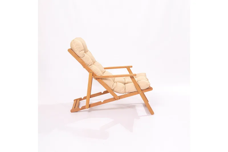 Gardellis Solstol 40x40 cm - Brun/Krem - Hagemøbler & utemiljø - Stoler & Lenestoler - Solstoler