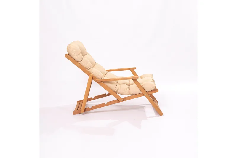 Gardellis Solstol 40x40 cm - Brun/Krem - Hagemøbler & utemiljø - Stoler & Lenestoler - Solstoler