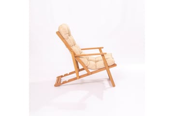 Gardellis Solstol 40x40 cm - Brun/Krem - Hagemøbler & utemiljø - Stoler & Lenestoler - Solstoler