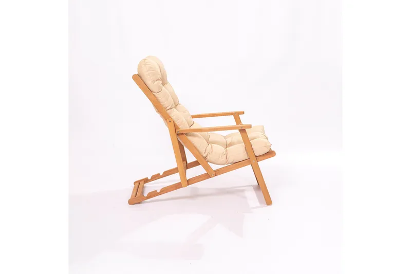 Gardellis Solstol 40x40 cm - Brun/Krem - Hagemøbler & utemiljø - Stoler & Lenestoler - Solstoler