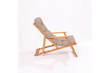 Gardellis Solstol 58x49 cm - Brun/Natur - Hagemøbler & utemiljø - Stoler & Lenestoler - Solstoler