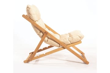 Gardellis Solstol 66x48 cm - Brun/Krem - Hagemøbler & utemiljø - Stoler & Lenestoler - Solstoler