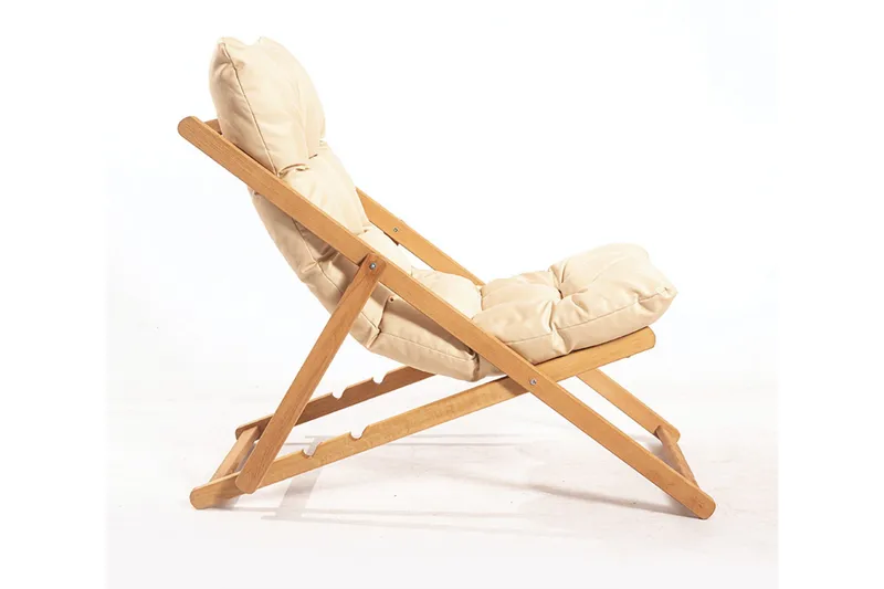 Gardellis Solstol 66x48 cm - Brun/Krem - Hagemøbler & utemiljø - Stoler & Lenestoler - Solstoler