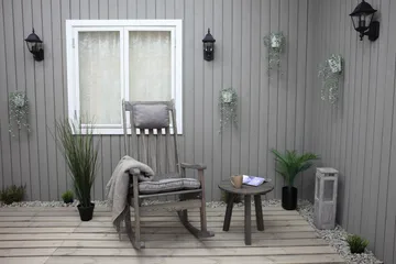 Gyngestol Ellabell Hvit - Hvit - Hagemøbler & utemiljø - Stoler & Lenestoler - Gyngestol utendørs