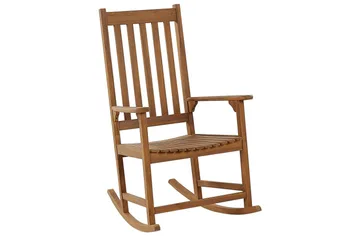 Gyngestol utendørs Emiliano - Lysebrun - Hagemøbler & utemiljø - Stoler & Lenestoler - Gyngestol utendørs