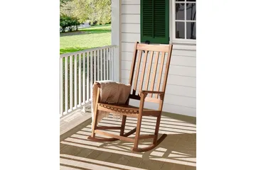 Gyngestol utendørs Emiliano - Lysebrun - Hagemøbler & utemiljø - Stoler & Lenestoler - Gyngestol utendørs