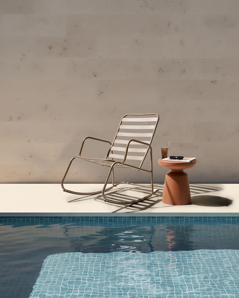 Gyngestol utendørs Turi - Beige - Hagemøbler & utemiljø - Stoler & Lenestoler - Gyngestol utendørs