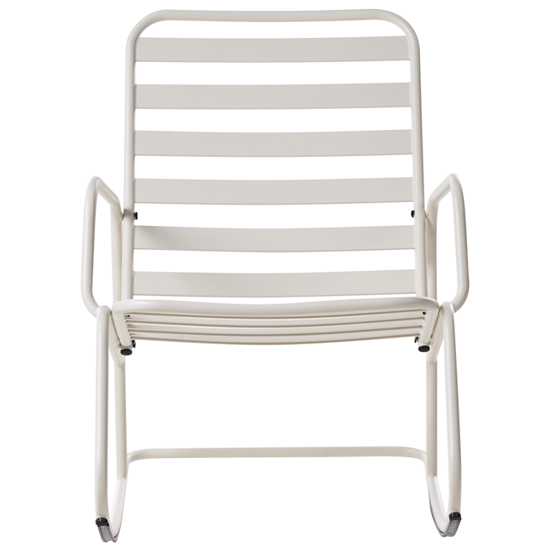 Gyngestol utendørs Turi Metall - Hvit - Hagemøbler & utemiljø - Stoler & Lenestoler - Gyngestol utendørs