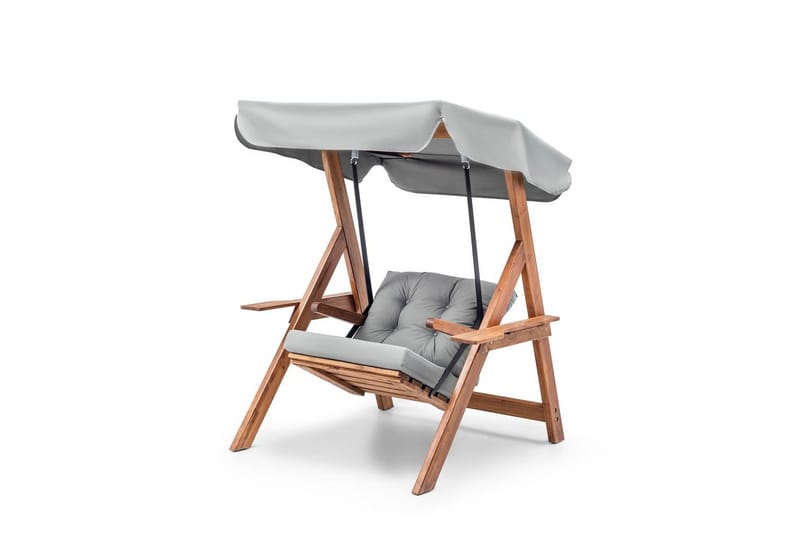 Hage enkeltsvingstol Limca Huske Grå, Grå