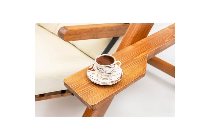 Hage enkeltsvingstol Limca Huske Krem - Krem - Hagemøbler & utemiljø - Stoler & Lenestoler - Hengestoler