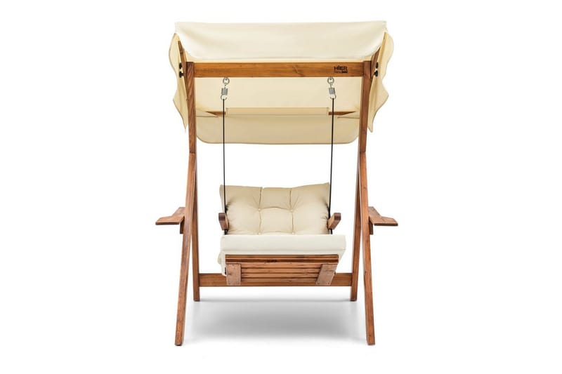 Hage enkeltsvingstol Limca Huske Krem - Krem - Hagemøbler & utemiljø - Stoler & Lenestoler - Hengestoler