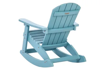 Hagegyngestol Adirondack - Blå - Hagemøbler & utemiljø - Stoler & Lenestoler - Gyngestol utendørs