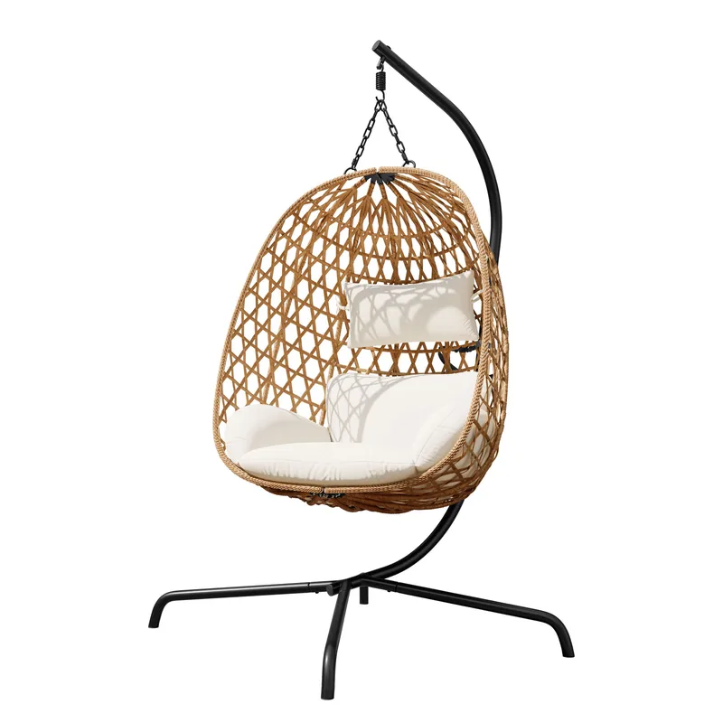 hagemøbler Hengestol LIWEBO svart, beige, brun