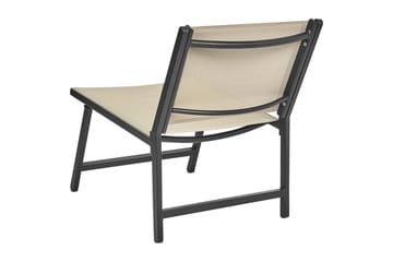 Hagestol Marceddi - Beige, svart - Hagemøbler & utemiljø - Stoler & Lenestoler - Utelenestoler