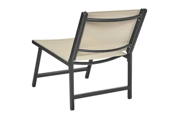 Hagestol Marceddi - Beige, svart - Hagemøbler & utemiljø - Stoler & Lenestoler - Utelenestoler