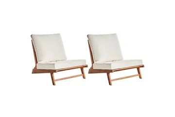 Hagestol sett med 2 Micciano - Hagemøbler & utemiljø - Stoler & Lenestoler - Utelenestoler