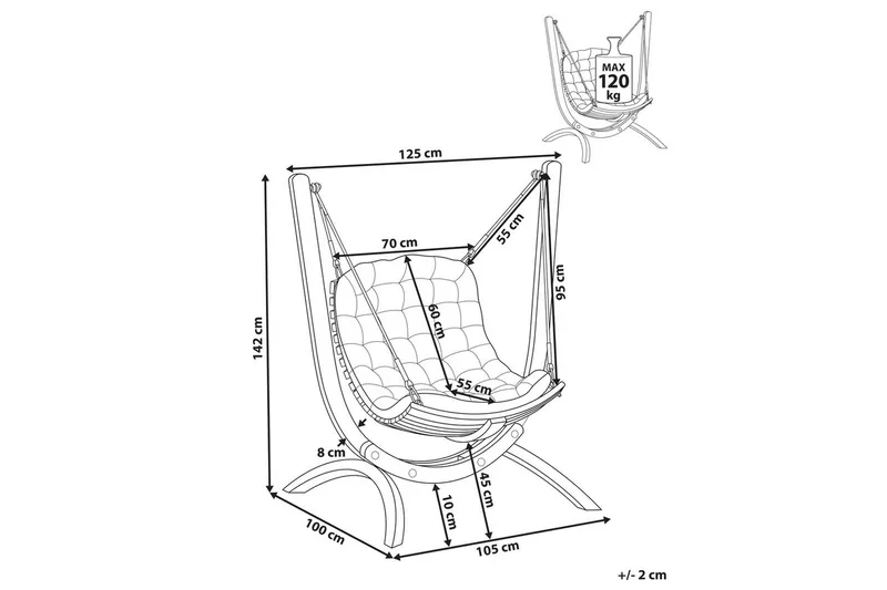 Hammock Alliste - Hagemøbler & utemiljø - Stoler & Lenestoler - Hengestoler