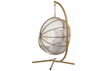 Hengestol Acri - Beige, hvit - Hagemøbler & utemiljø - Stoler & Lenestoler - Hengestoler