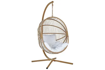 Hengestol Acri - Beige, hvit - Hagemøbler & utemiljø - Stoler & Lenestoler - Hengestoler