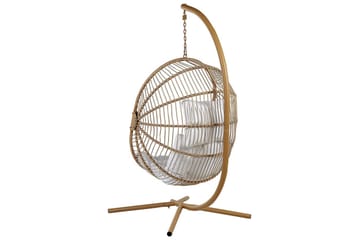 Hengestol Acri - Beige, hvit - Hagemøbler & utemiljø - Stoler & Lenestoler - Hengestoler