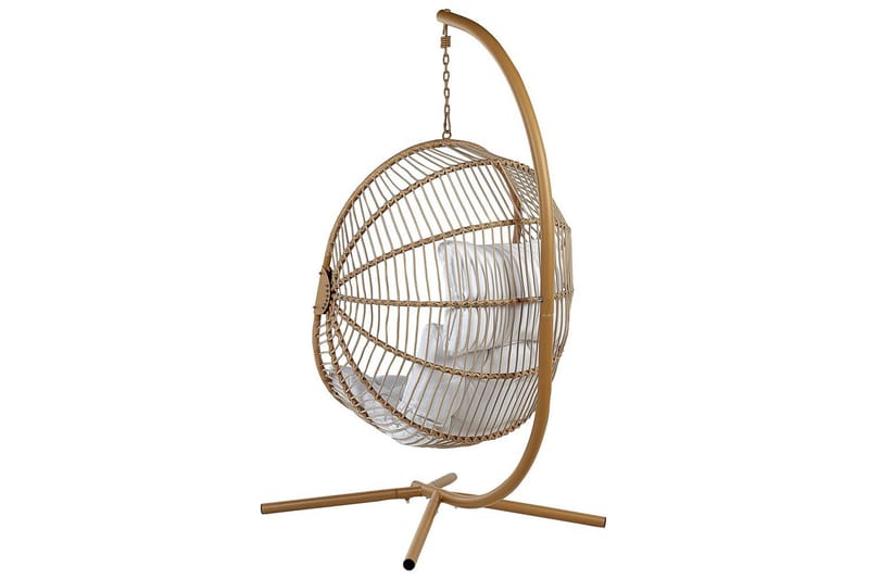 Hengestol Acri - Beige, hvit - Hagemøbler & utemiljø - Stoler & Lenestoler - Hengestoler