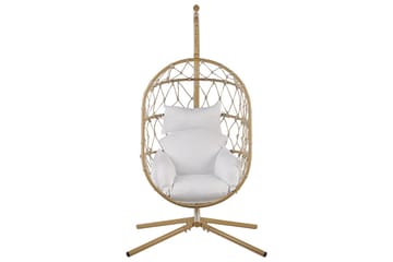 Hengestol Adria - Beige, hvit - Hagemøbler & utemiljø - Stoler & Lenestoler - Hengestoler
