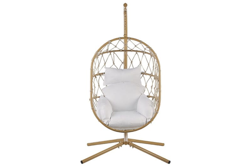 Hengestol Adria - Beige, hvit - Hagemøbler & utemiljø - Stoler & Lenestoler - Hengestoler