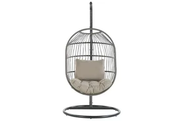 Hengestol Alba - Svart, Grå - Hagemøbler & utemiljø - Stoler & Lenestoler - Hengestoler