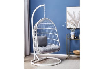 Hengestol Allera - Hvit, Grå - Hagemøbler & utemiljø - Stoler & Lenestoler - Hengestoler