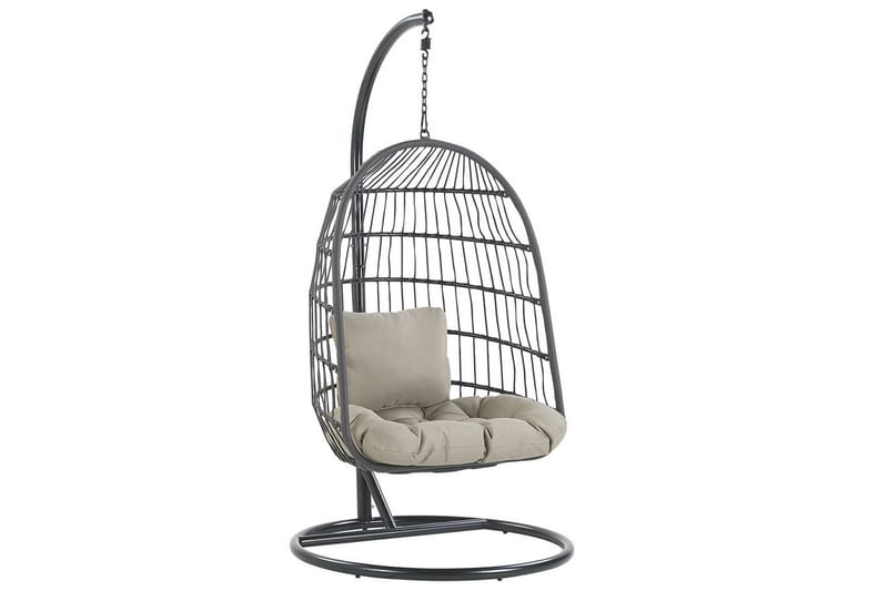 Hengestol Allera, Svart, Grå