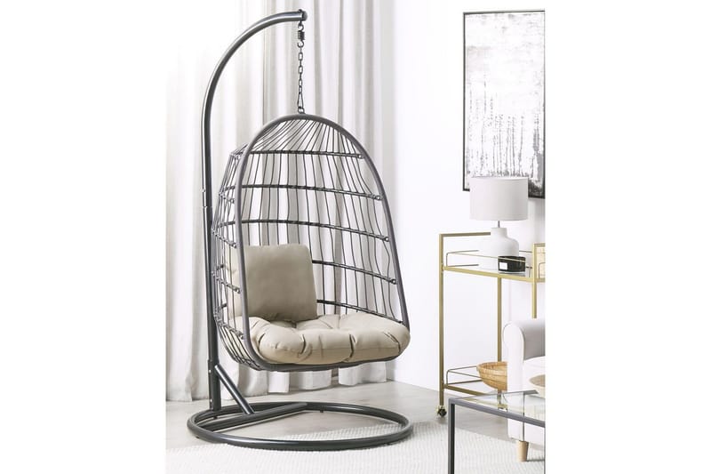 Hengestol Allera - Svart, Grå - Hagemøbler & utemiljø - Stoler & Lenestoler - Hengestoler