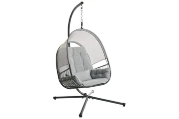 Hengestol Alviano - Lys grå - Hagemøbler & utemiljø - Stoler & Lenestoler - Hengestoler