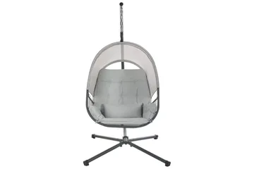 Hengestol Alviano - Lys grå - Hagemøbler & utemiljø - Stoler & Lenestoler - Hengestoler