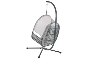 Hengestol Alviano - Lys grå - Hagemøbler & utemiljø - Stoler & Lenestoler - Hengestoler