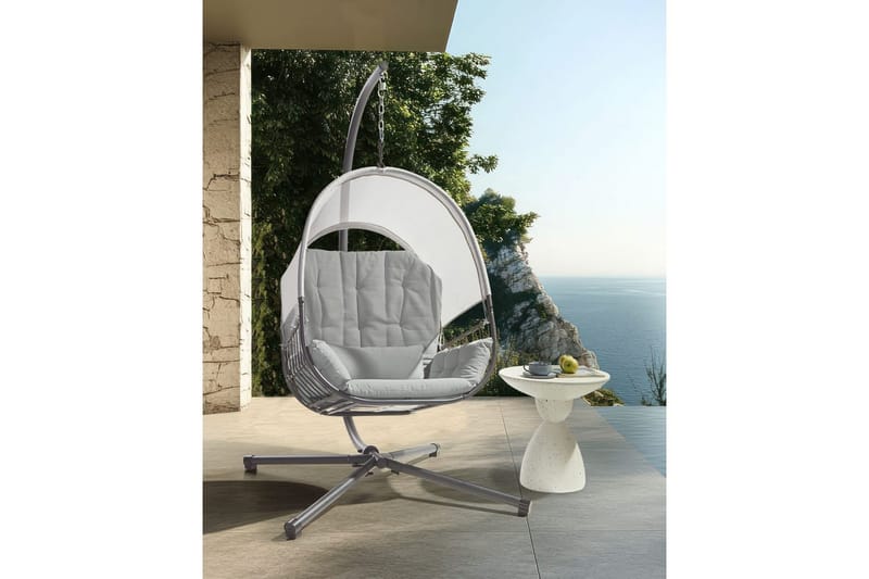 Hengestol Alviano - Lys grå - Hagemøbler & utemiljø - Stoler & Lenestoler - Hengestoler