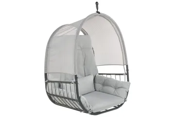 Hengestol Alviano - Lys grå - Hagemøbler & utemiljø - Stoler & Lenestoler - Hengestoler