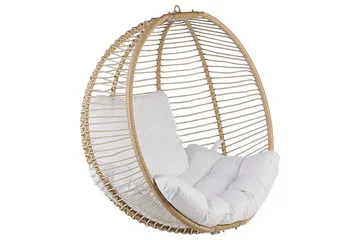 Hengestol Arco - Beige, hvit - Hagemøbler & utemiljø - Stoler & Lenestoler - Hengestoler